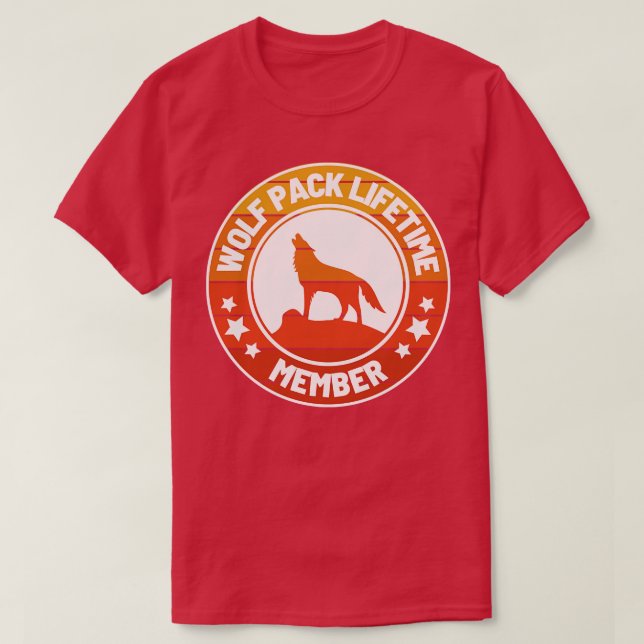 Camiseta Membros do Wolf Pack Lifetime 38 (Frente do Design)
