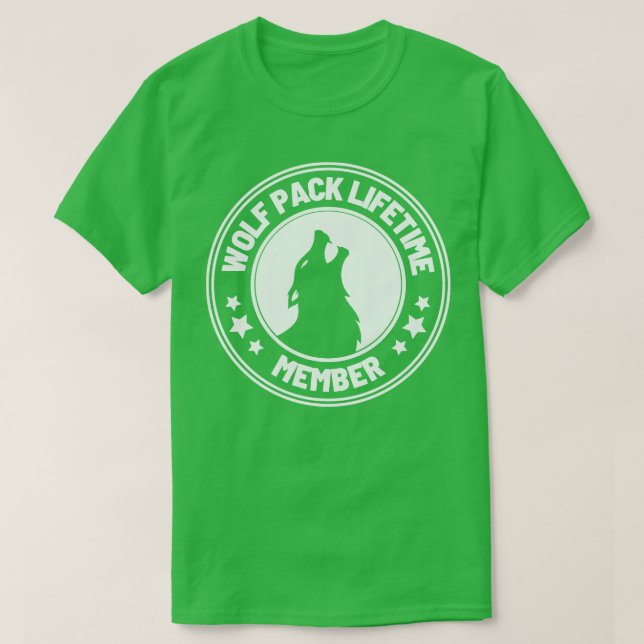 Camiseta Membros do Wolf Pack Lifetime 45 (Frente do Design)