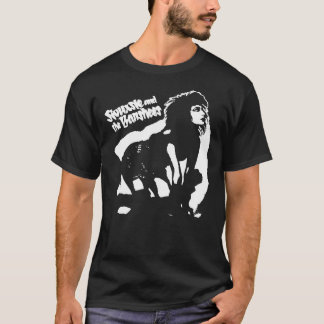 Camiseta Membros siouxsie de cor preta e a arte de banshees