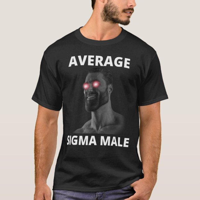 Camiseta Meme 22 Sigma Male Grindset Média Gigachad (Frente)
