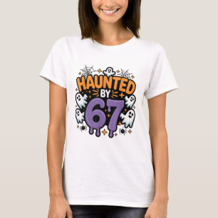 Camiseta Meme Assombrado 67 Seis Sete 6-7 Piada Divertida d