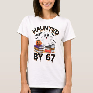 Camiseta Meme Assombrado 67 Seis Sete 6-7 Piada Engraçada d