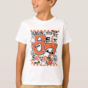 Camiseta Meme Assombrado 67 Seis Sete 6-7 Piada Engraçada d