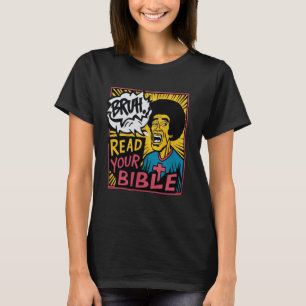 Camiseta Meme Bruh Leia Sua Bíblia Deus Engraçado Jesus Cri