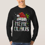 Camiseta Meme Claus Christmas Santa Hat Matando Família Xma<br><div class="desc">Meme Claus Christmas Santa Hat Matando Famílias Luzes Xmas</div>