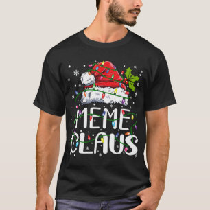Camiseta Meme Claus Christmas Santa Hat Matando Família Xma