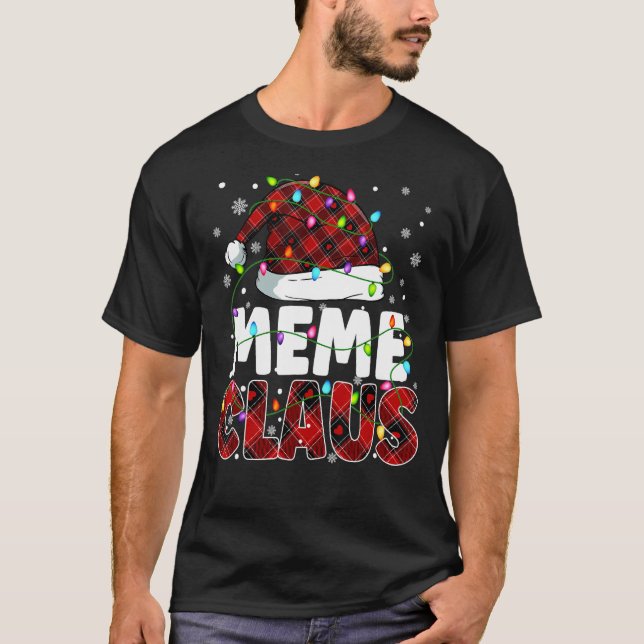 Camiseta Meme Claus Feliz Natal Santa Matchi (Frente)