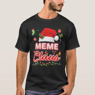 Camiseta Meme Claus Matando Papais noeis de Natal da Famíl