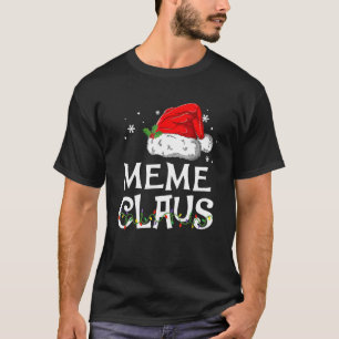 Camiseta Meme Claus Papais noeis Natal Pajama Matando Famíl