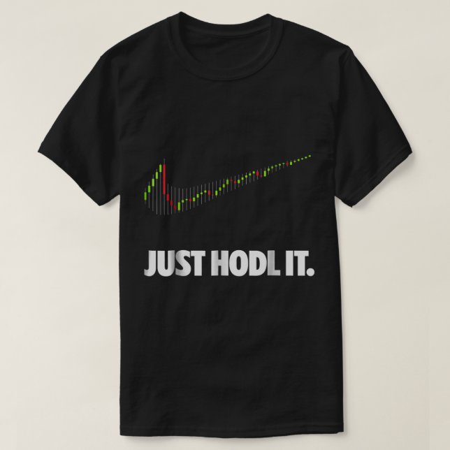Camiseta Meme Crypto 'Apenas Segure' para Traders (Frente do Design)