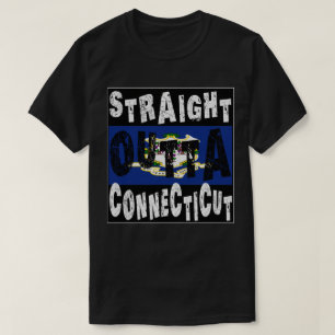 Camiseta Meme CUSTOM Straight Outta Connecticut