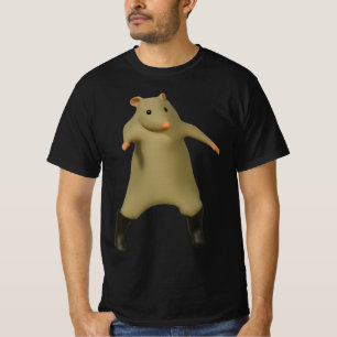 Camiseta Meme da Dança do Rato 2025 Engraçado Rato Dançan