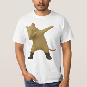 Camiseta Meme Dança do Rato Dabbing 2025   Rato Dançando Da