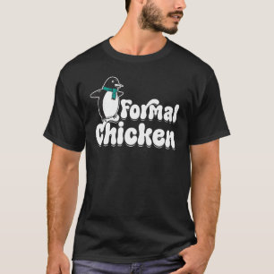 Camiseta Meme de Amante de Pinguim Engraçado Galinha Formal