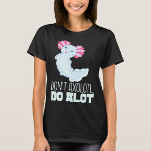 Camiseta Meme de Axolote Anfíbio Mexicano Ameaçado Infantil