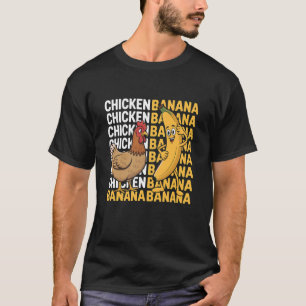 Camiseta Meme de Banana de Frango