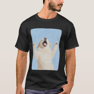 Camiseta Meme de cachorro engraçado do Golden Retriever