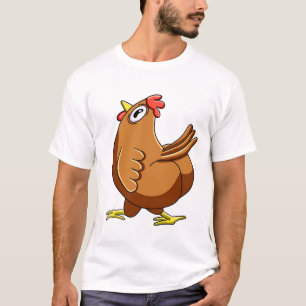 Camiseta Meme de Frango Confuso