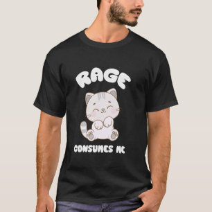 Camiseta Meme de Gato da Raiva Me Consome