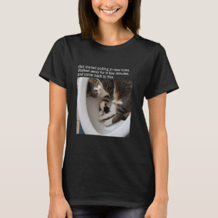 Camiseta Meme de Gato Gato Bobo Gatinho Engraçado 