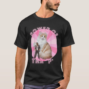 Camiseta Meme de Gato Irônico Engraçado Hip hop Streetwear