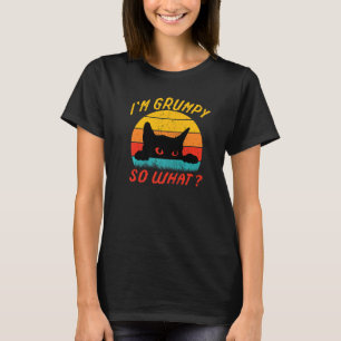 Camiseta Meme de gato irritado Estou irritado e daí Premium
