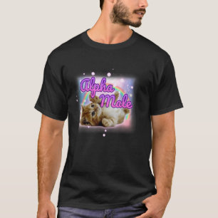 Camiseta Meme de Gato Macho Alfa