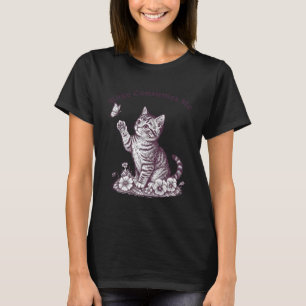 Camiseta Meme de Gato Raiva Me Consome Engraçado Bravo Lind