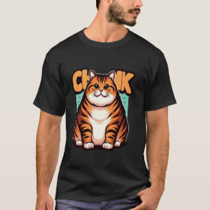 Camiseta Meme de Gatos Gordinhos Engraçados, Gato Chonk Pre