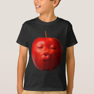 Camiseta Meme de IA comendo frutas engraçado cérebro podre 