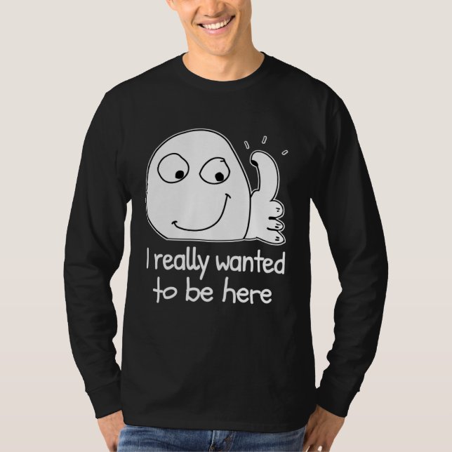 Camiseta Meme de Introvertido gritando internamente Polegar (Frente)