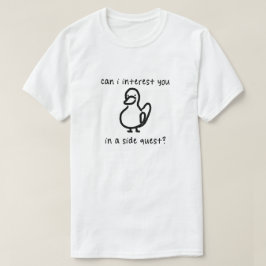 Camiseta Meme de Jogo de Missão Secundária