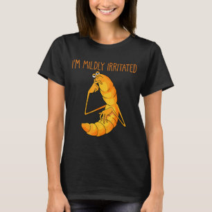 Camiseta Meme de Minhoca Engraçado Estou Levemente Irritado