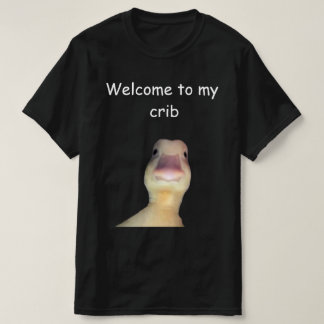 Camiseta Meme de Pato Engraçado – “Bem-vindo ao Meu Quarto”