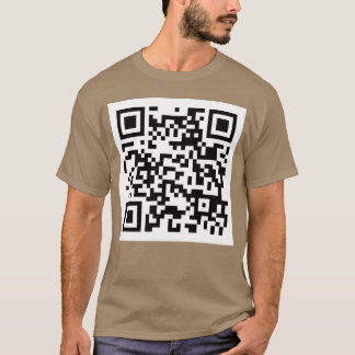 Camiseta Meme de piada de código QR de peido molhado