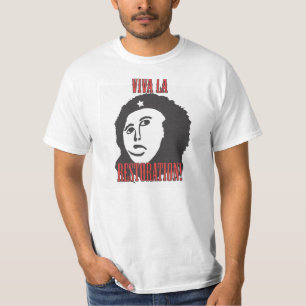 Camiseta Meme distorcido da pintura de Jesus da restauraç