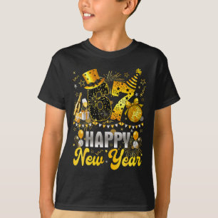 Camiseta Meme Divertido 67 Feliz Ano Novo 2026 Família Six 