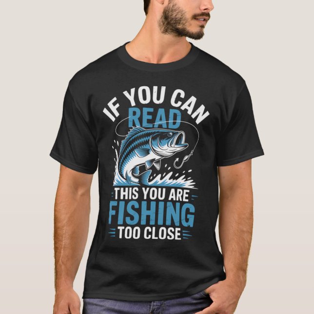 Camiseta Meme Divertido de Pesca (Frente)