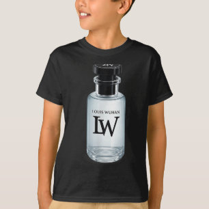 Camiseta Meme divertido de spray de garrafa de vidro lw