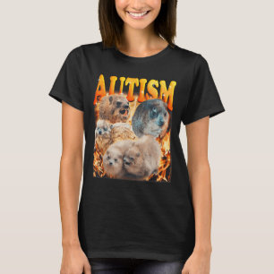 Camiseta Meme Divertido Woodchucks Groundhogs Autista Autis