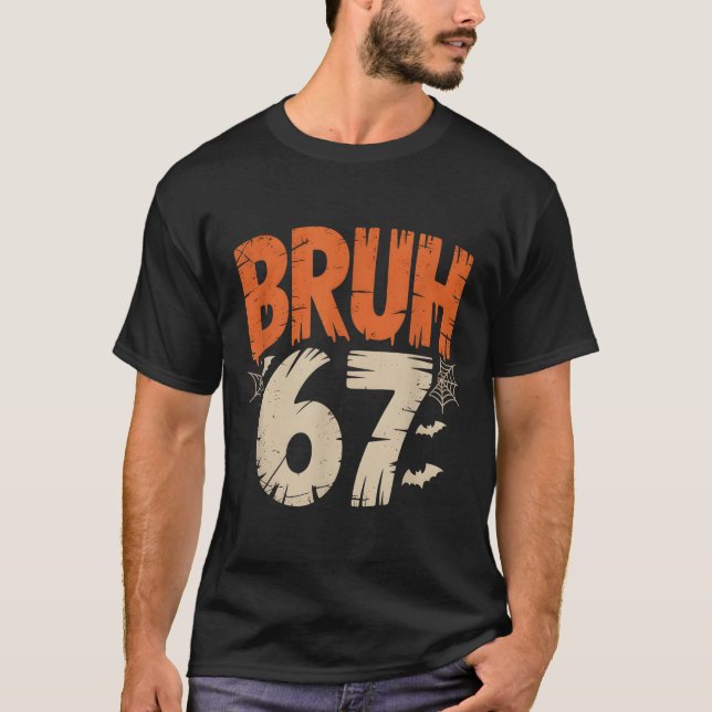 Camiseta Meme do Bruh Halloween 67 (Frente)