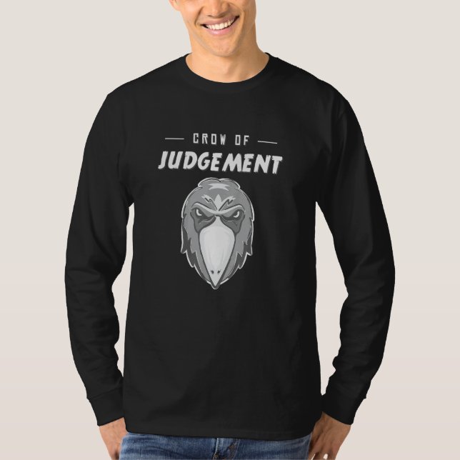 Camiseta Meme do Corvo de Julgamento de Decepção (Frente)