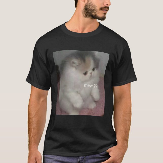Camiseta meme do gato (Frente)