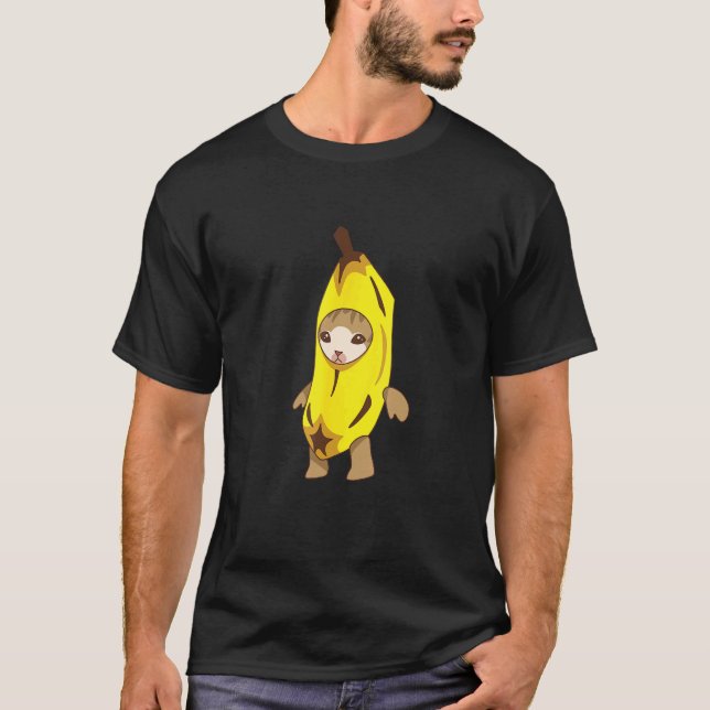 Camiseta Meme do Gato Banana (Frente)