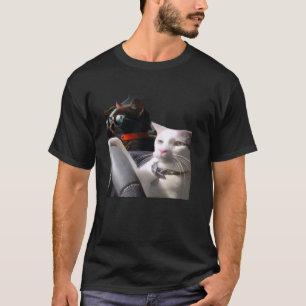 Camiseta Meme do Gato Dirigindo