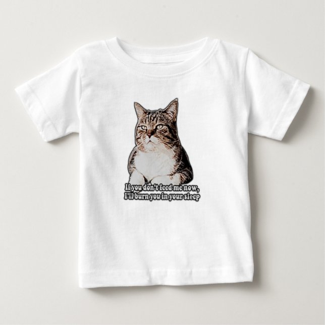 Camiseta Meme do gato rabugento para pessoas que amam gatos (Frente)