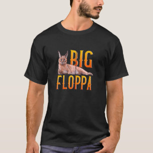 Camiseta Meme do Grande Floppa Gato Caracal Fofo Zip