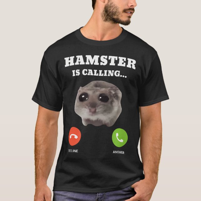 Camiseta Meme do Hamster Triste É (Frente)