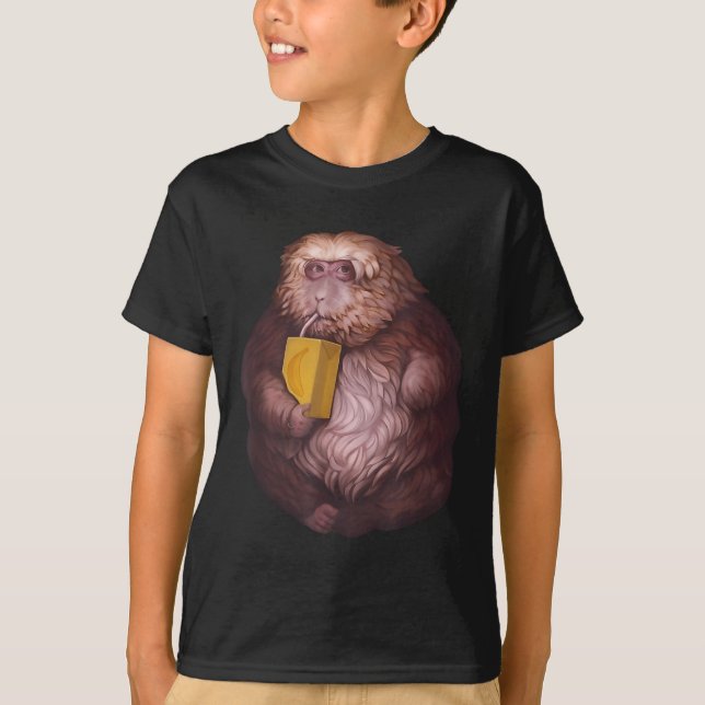 Camiseta Meme do Macaco Xing Xing – Design Viral Divertido  (Frente)