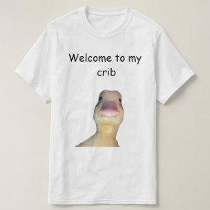 Camiseta Meme do Pato Engraçado – “Bem-vindo à Minha Casa”
